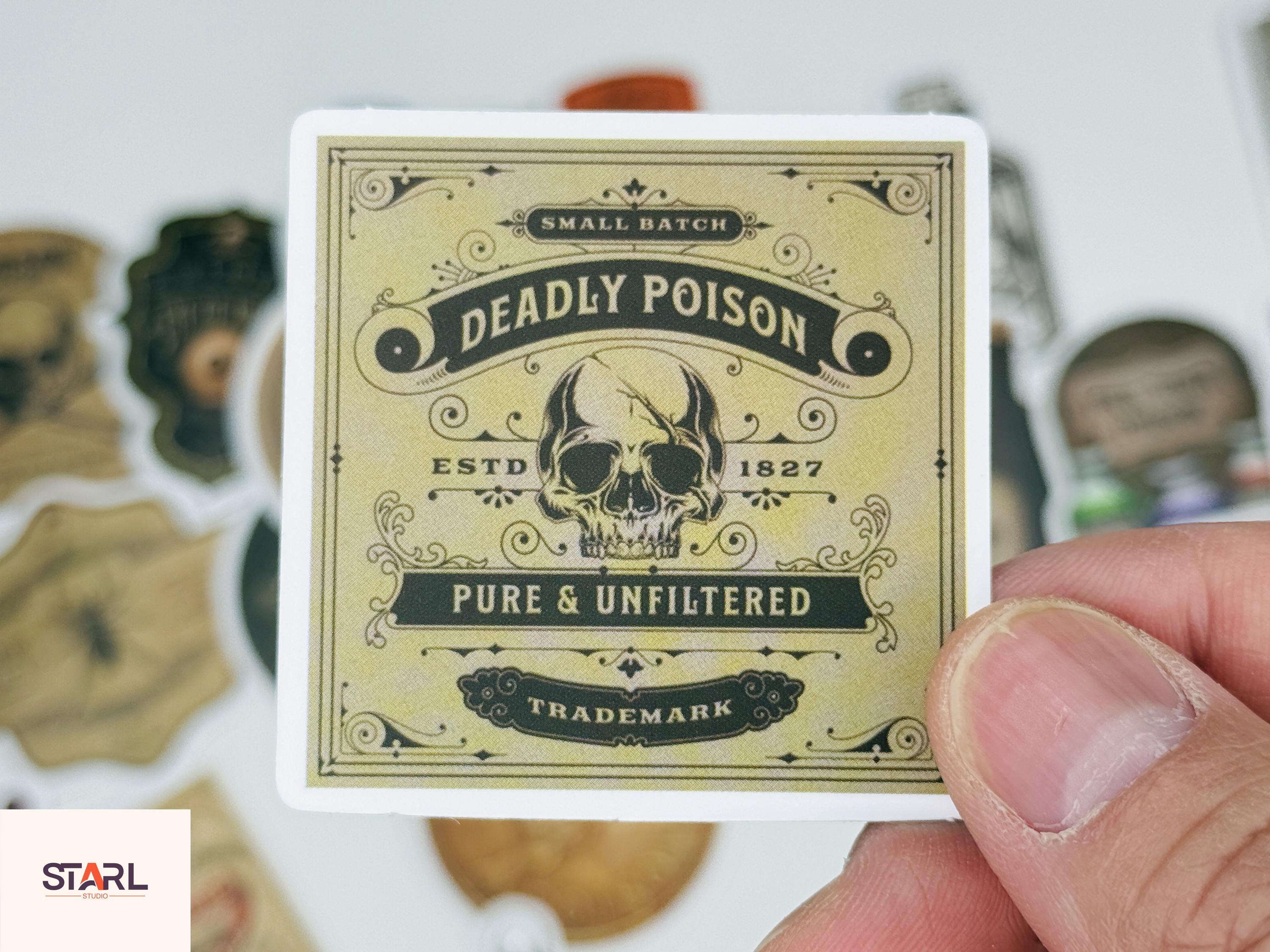 Potion Label Stickers: Waterproof Vinyl Decals, Random Pack - Etsy