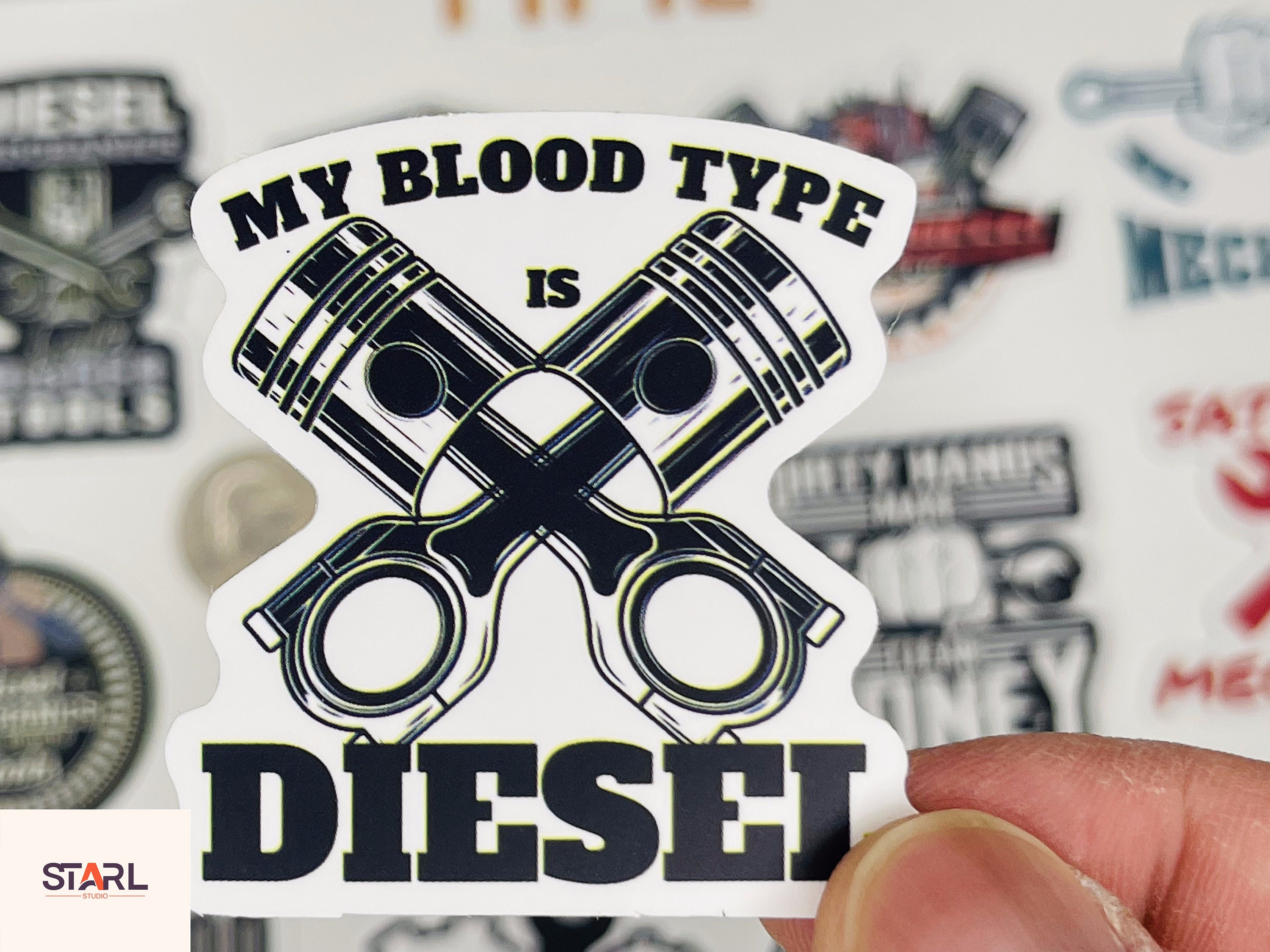 Diesel Mechanic Stickers, Vinyl Stickers, 10-50 Pcs Random Pack, FREE ...