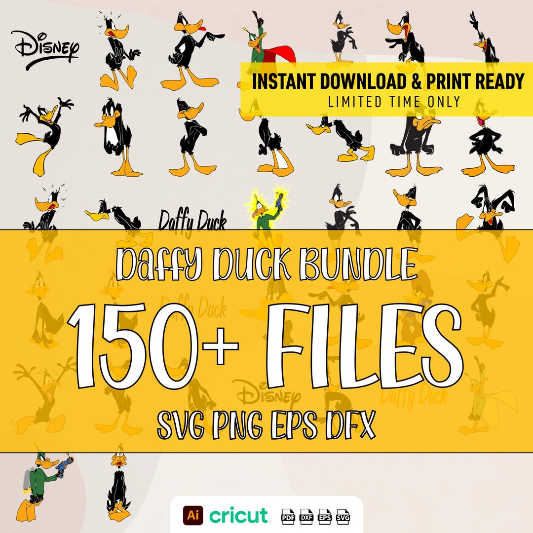 Daffy Duck SVG Daffy Duck PNG Daffy Duck Cricut Digital - Etsy México