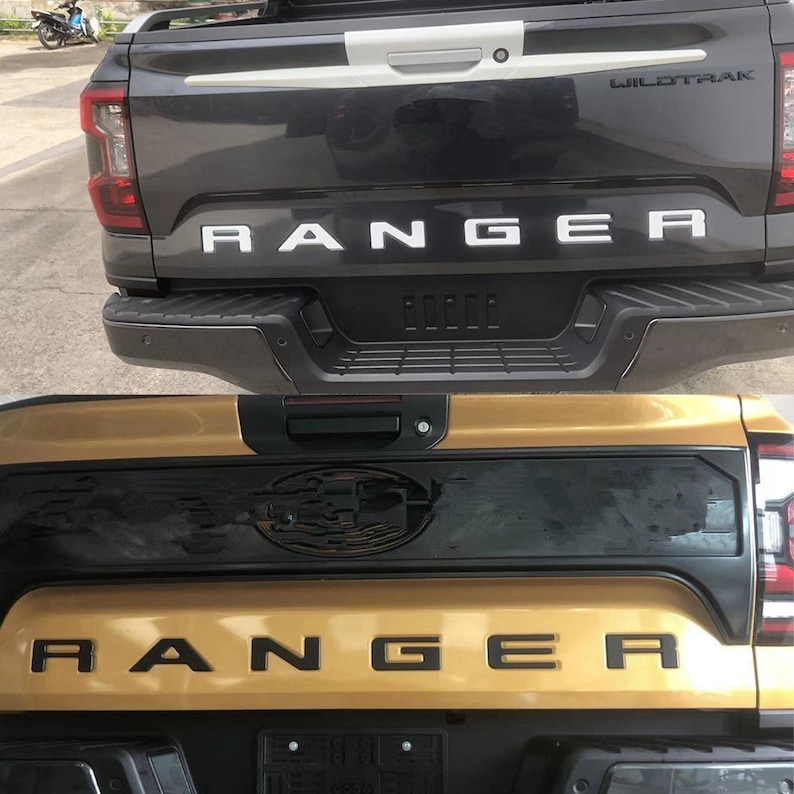 3D Next Gen Ranger Tailgate Letters Badges to Suit 20222024 Ford
