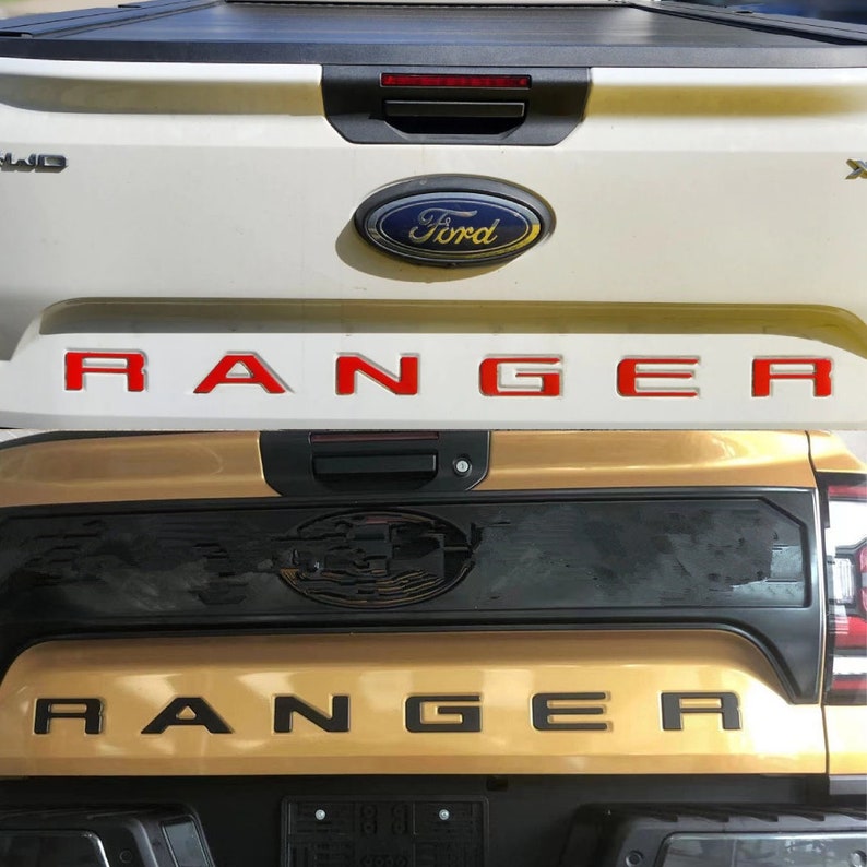3D Next Gen Ranger Tailgate Letters Badges to Suit 20222024 Ford