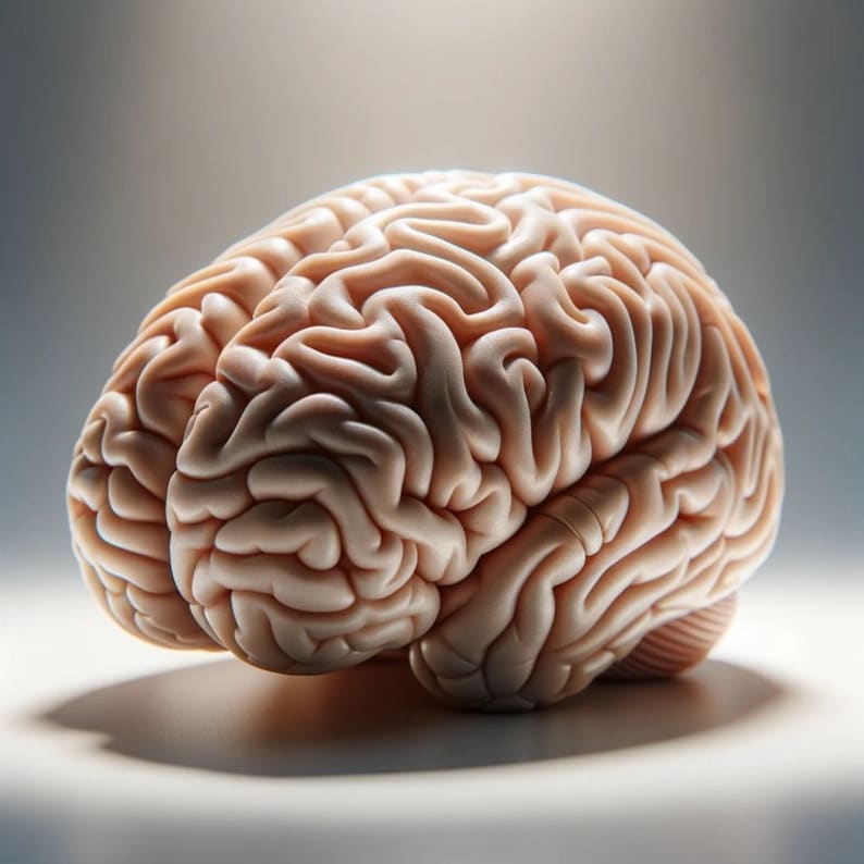 Detailed Human Brain Model - Etsy