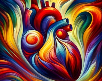 Heart in Fauvism