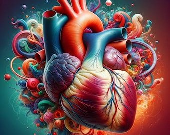 Artistic Anatomical Heart