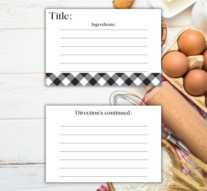 Printable Custom Recipe Book, Personal Cookbook, Custom Cookbook Gift ...