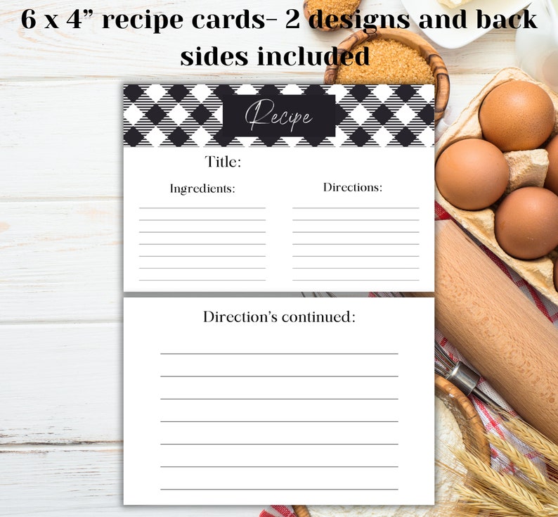 Printable Custom Recipe Book, Personal Cookbook, Custom Cookbook Gift ...