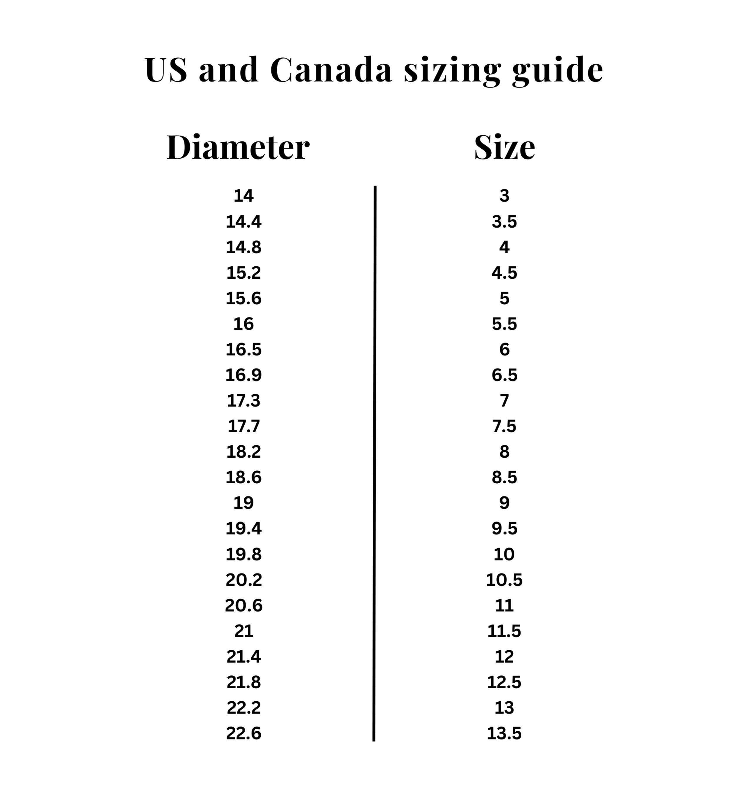 Printable Ring Sizer, Ring Sizing Chart, Ring Size Finder, Find Your