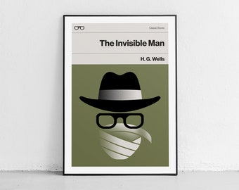 Unseen Presence, A Minimalist Poster Inspired by The Invisible Man