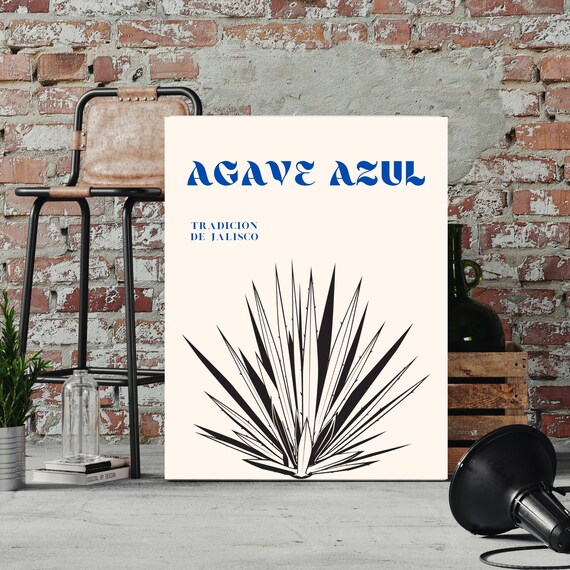 Agave Print Bar Cart Poster Jalisco Mexico Travel Poster Agave Art Bar Cart  Art Mexico Poster Agave Plant Mexican Bar Decor Cocina Mexicana - Etsy