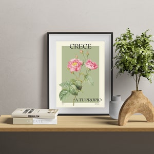 Afirmaciones Spanisch Affirmation Spanisches Poster Zitate über das Leben Afirmaciones Wachstumsplakat Latein Wandkunst Spanisches Zitat Latein