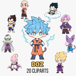 Chibi Anime Png Bundle | Cute Anime Clipart Bundle, Digital Stickers | Anime Png | Manga Png