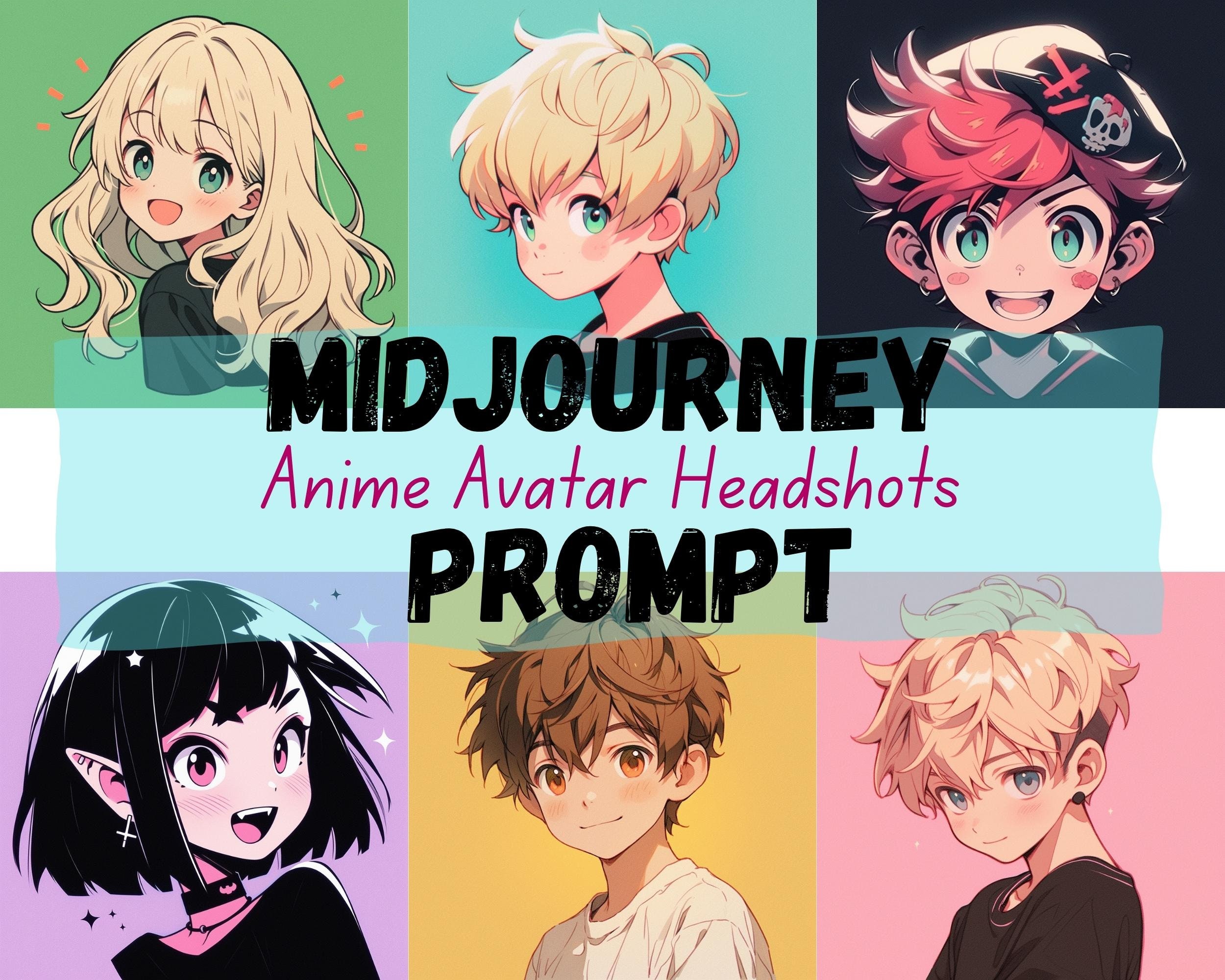 Midjourney Prompt Cute Anime Icon Profile Picture Avatar Ai 