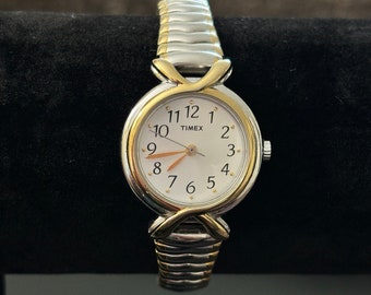 Vintage Timex Two-Tone Women's Watch