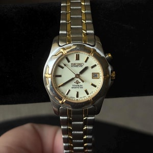 Seiko Kinetic Titanium Watch - Etsy