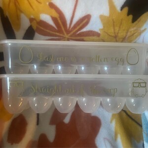 Custom egg cartons