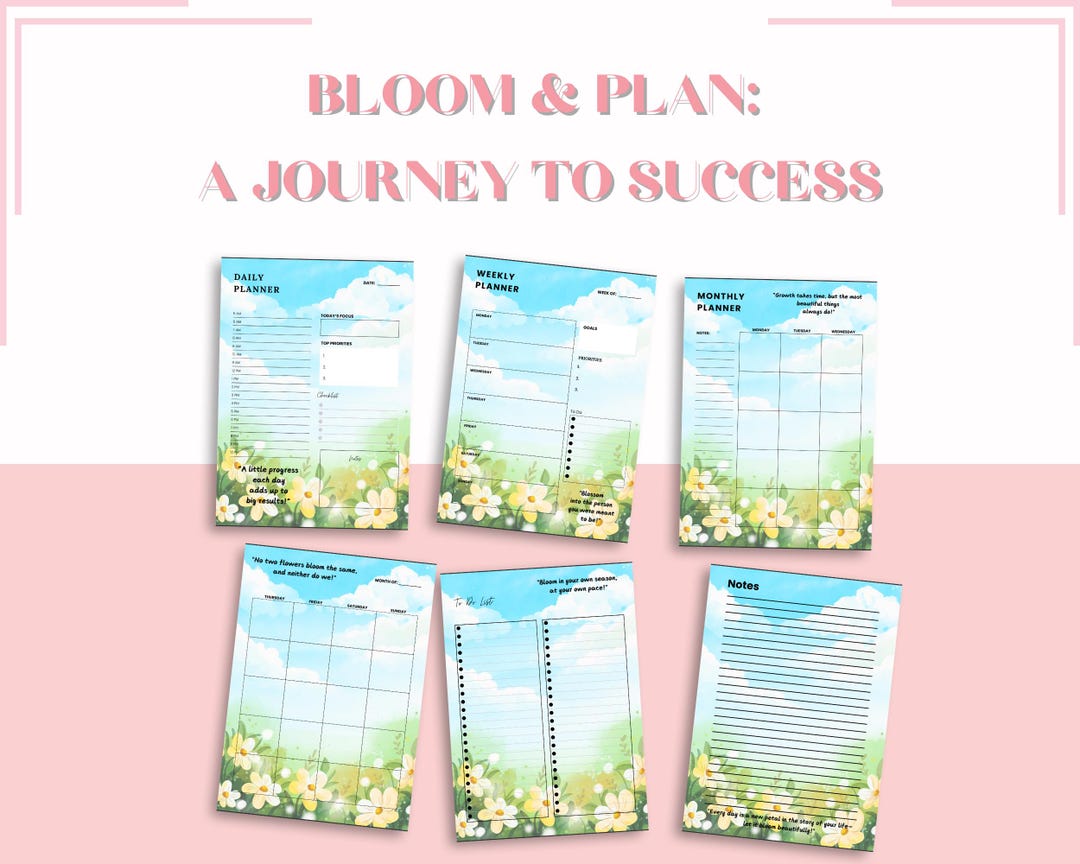 Busy Mom Planner Bundle: Daily, Weekly, Monthly Organizer (PDF Download ...