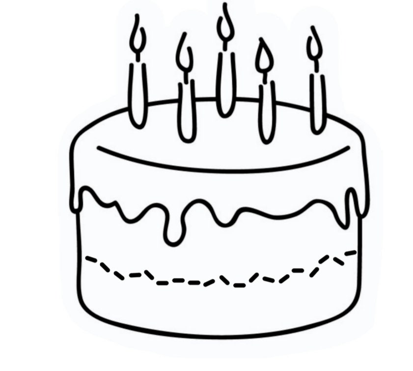 Happy Birthday Sister Coloring Page Printable, Unique Gift Birthday