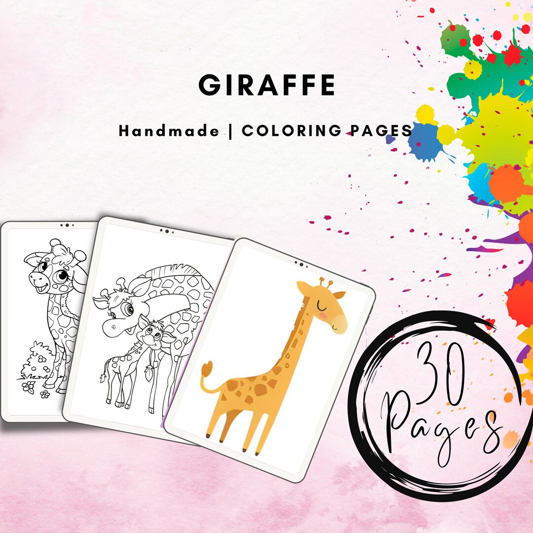 30 Giraffe Coloring Page, Giraffe Coloring Pages for Kids, Printable ...