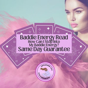 Mensaje intuitivo para aumentar tu confianza/¿Cómo puedo entrar en mi energía mala? / Lectura de tarjetas Oracle de Baddie Energy / Garantía el mismo día