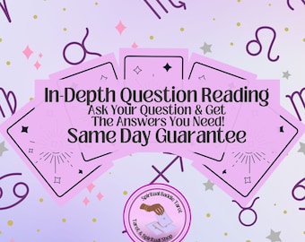 In-Depth Tarot Question | In-Depth Card Pull | Same Day Guarantee