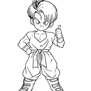 Dragon Ball Z coloring pages, Print and Color.com