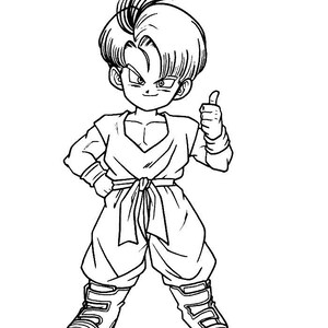 Dragon Ball Z coloring pages, Print and Color.com