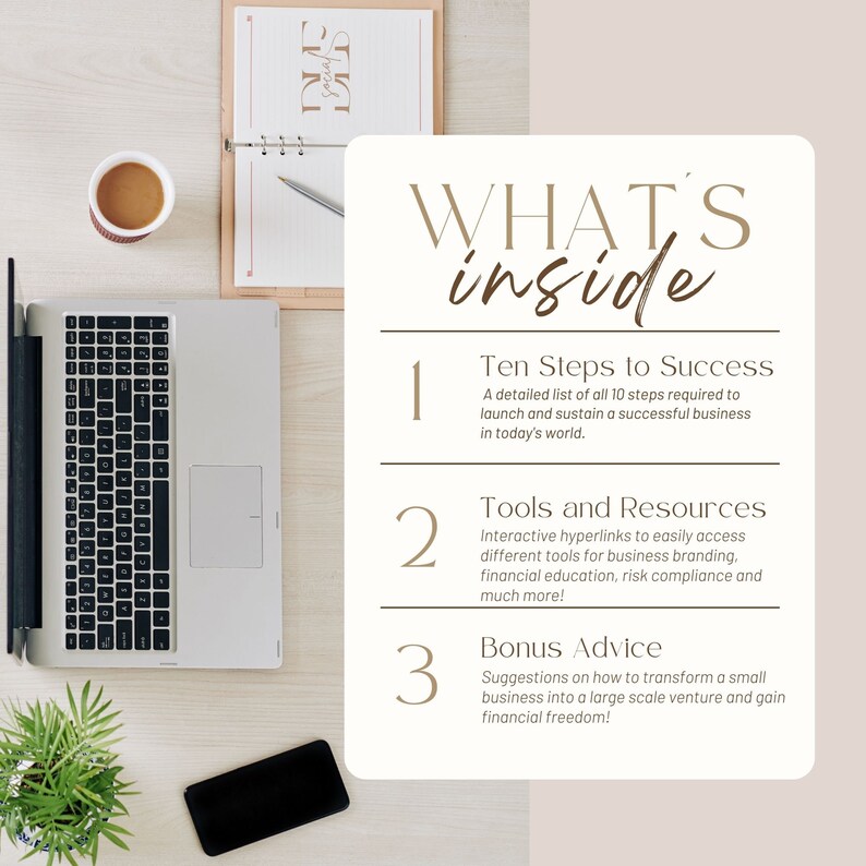 The Ultimate Business Guide and Workbook, Ten Steps to Launch A