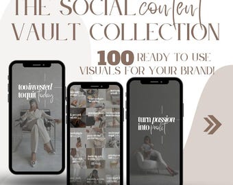 100 vorgefertigte Social Media Covers und Story-Vorlagen für Digital Entrepreneurs | Bearbeitbare, wiederverkäufliche IG Reel Covers & Branding Kit