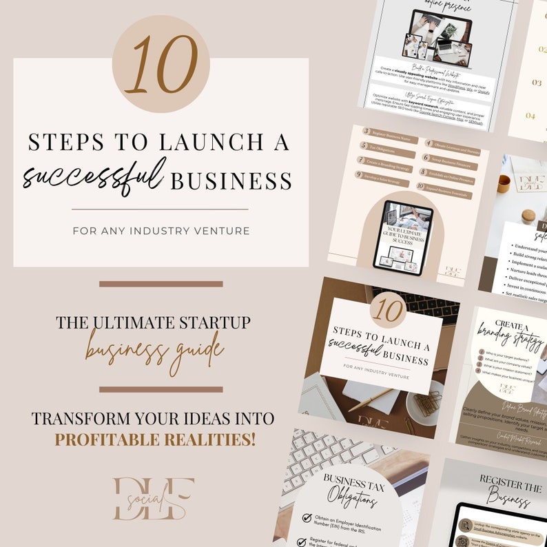 The Ultimate Business Guide and Workbook, Ten Steps to Launch A