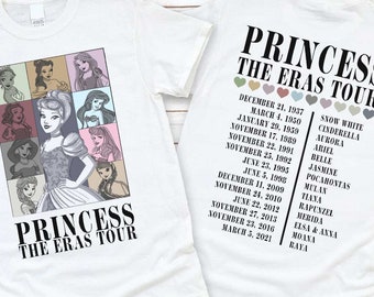 Disney Princess Eras Tour Shirt,Princess Eras Tour Shirt,Disney Princess Shirt,Disneyland Princess Tour,Disney Girls Trip Shirt,Girls Gift