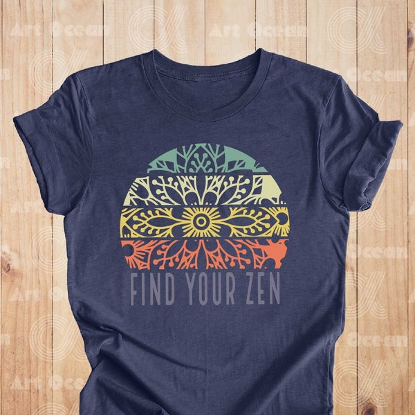 Floral Find Your Zen Shirt, Yoga Hoodie, Meditation Sweatshirt, Motivational Shirts, Yoga Teacher Sweatshirt, Hippie Shirt, Gift for Her