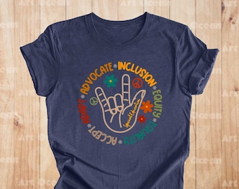 Accept Adapt Advocate Inclusion Equity Equality Shirt, Sped Teacher Shirt, Special Education Shirt, Inclusion Shirt, Neurodiversity Shirt