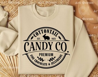 Cottontail Candy Company Easter Shirt, Easter Family Shirt, Family Matching Shirt, Boys Easter Shirt, Easter Hoodie, Easter Matching Shirt