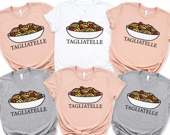 Pasta Tagliatelle Shirt, Cool Pasta Shirt, Italian Cook Graphic Shirts, Pasta Lover Shirts, Gift for Chefs, Food Lover Shirt, Spaghetti Tee