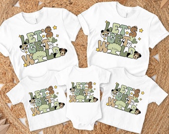 Lets Get Wild Mickey Shirt, Animal Kingdom Shirt, Disneyland Trip Tee, Disneyland Safari, Magic Kingdom, Disney Family Matching