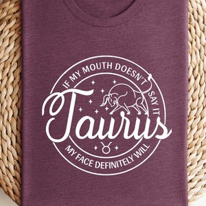 เสื้อยืดแขนสั้นผู้ชาย ลายราศีพฤษภ - เสื้อยืดลายกราฟิกตลกๆ ผ้าฝ้ายสำหรับใส่ลำลองในฤดูร้อน