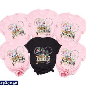 Disney Family Birthday Shirt,Disney Birthday Girl Shirt,Disney Birthday Boy,Birthday Crew Tees,Birthday Squad Shirt,Birthday Girls Trip Tee
