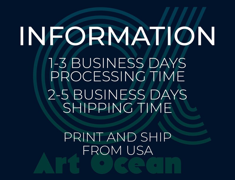 a poster with the words information on it