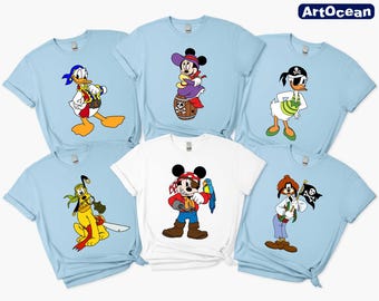 Disney Pirates of Caribbean Shirt,Mickey and Friends Disney Pirates Shirt,Disney Pirates Family Tees,Pirate Tee,Pirate's Life,Disney Cruise