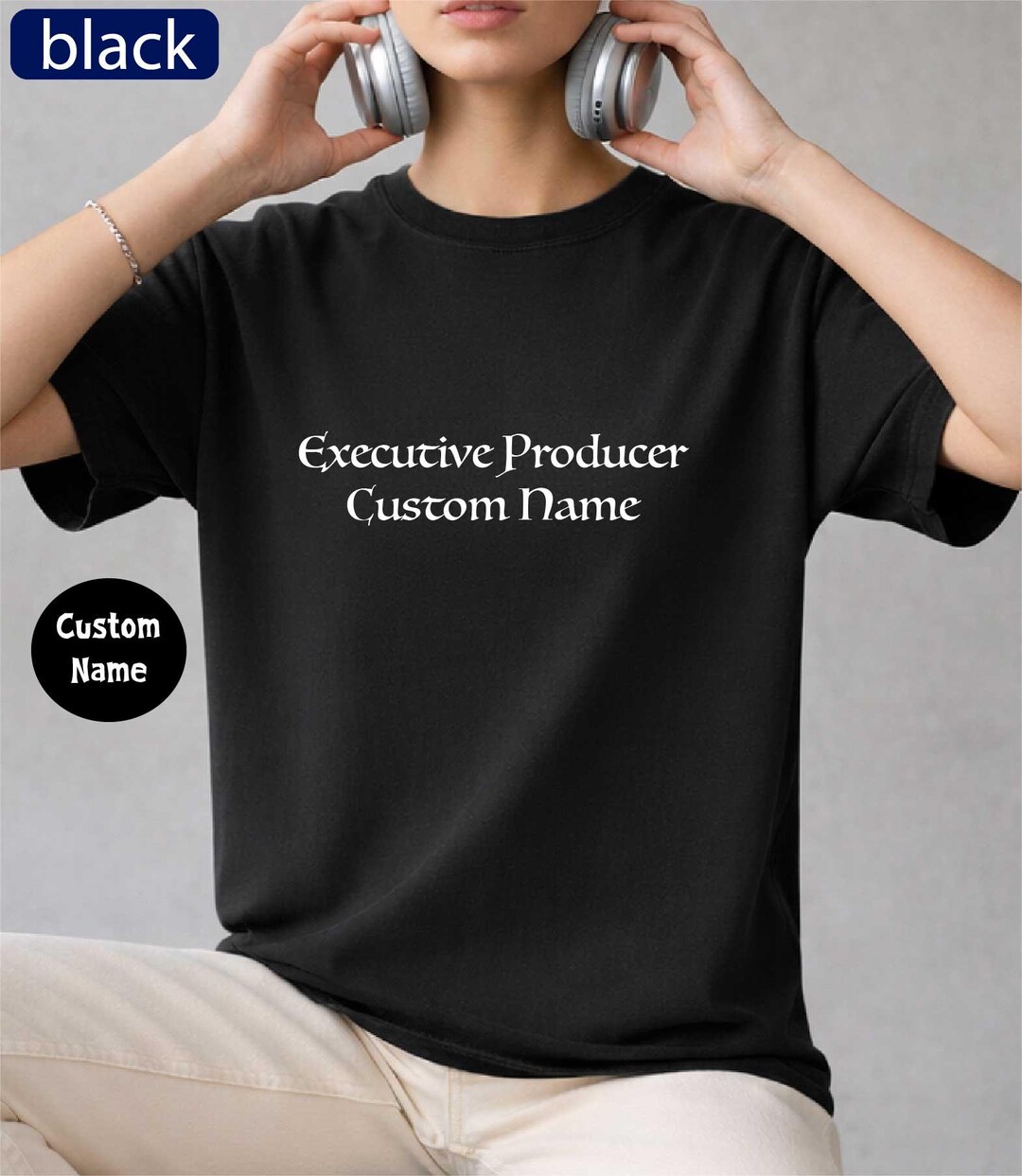 Executive Producer Custom Name Comfort Colors T-shirt, Custom Director ...