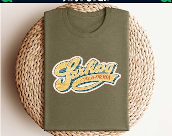 Surfing California Shirt,California Shirt,Boho California,California Sunset,Surfer Shirts,Surfer Gifts,California Girl Tee,California Beach