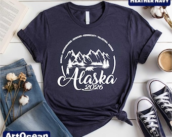 Custom Alaska Shirt,Custom Alaska Cruise Shirt,Personalized Alaska Family Cruise Tee,Custom Alaska Family Trip,Gift For Alaska Family Cruise