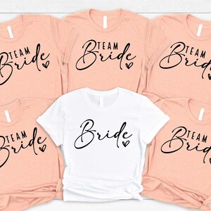 Bridal Party Shirts, Team Bride Shirts, Bride Shirt, Bachelorette Party T-Shirts, Wedding Party, Bride Squad Sweatshirt, Hen Party T-Shirts