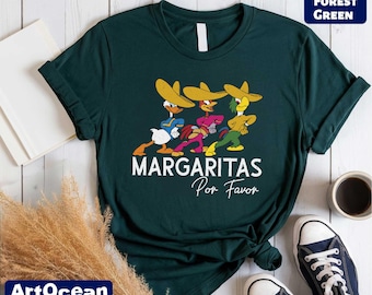 Margaritas Por Favor Shirt,Disney Margarita T-Shirt,Margaritas Epcot Shirt,The Three Caballeros Shirt,Epcot Sweater,Disneyland Family Trip