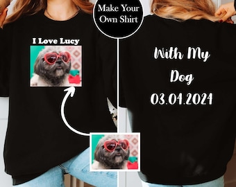Custom Photo Sweatshirt,Front and Back Hoodie,Custom Text Hoodie,Custom Image Shirt,Make Your Own Photo,Custom Clothing,Custom Birthday Gift