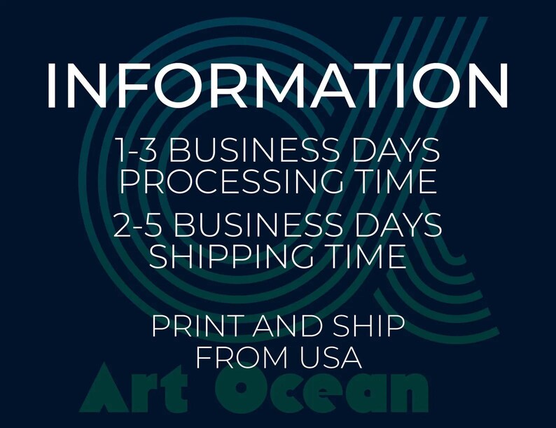 text and graphics related to shipping and information.