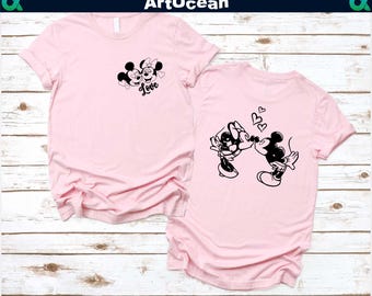 Valentines Day Shirt,Mickey and Minnie Valentine Sweatshirt,Disneyland Valentine Shirt,Disney Couple Tee,Disney Valentines Gift,Disney Lover