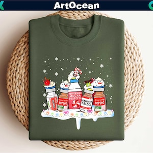 Nurse Christmas Sweatshirt,Christmas Pharmacy Shirt,Holiday Gift for Pharmacist,New Nurse Gift,Nurse Crewneck,Christmas Gift for Nurse