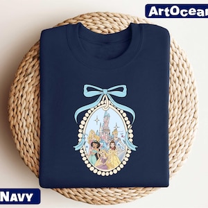 Disney Magical Castle with Coquette Bow Sweatshirt,Disney Castle,Princess Castle,Magical Shirt,Disney Girl Trip,Disneyworld Family,Kids Tee