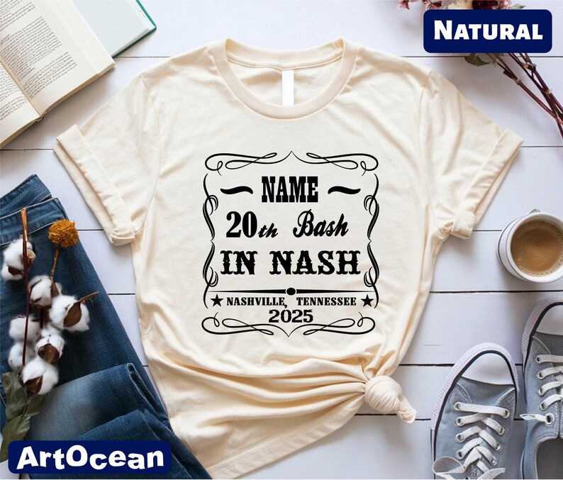 a t - shirt with a name and a picture on it